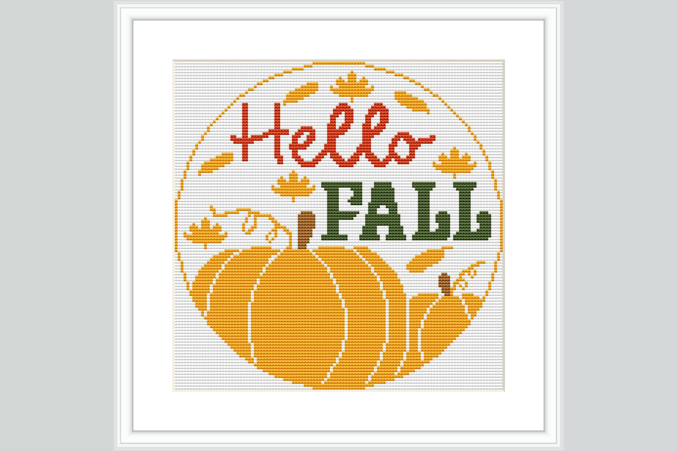 Hello Fall Cross Stitch Pattern