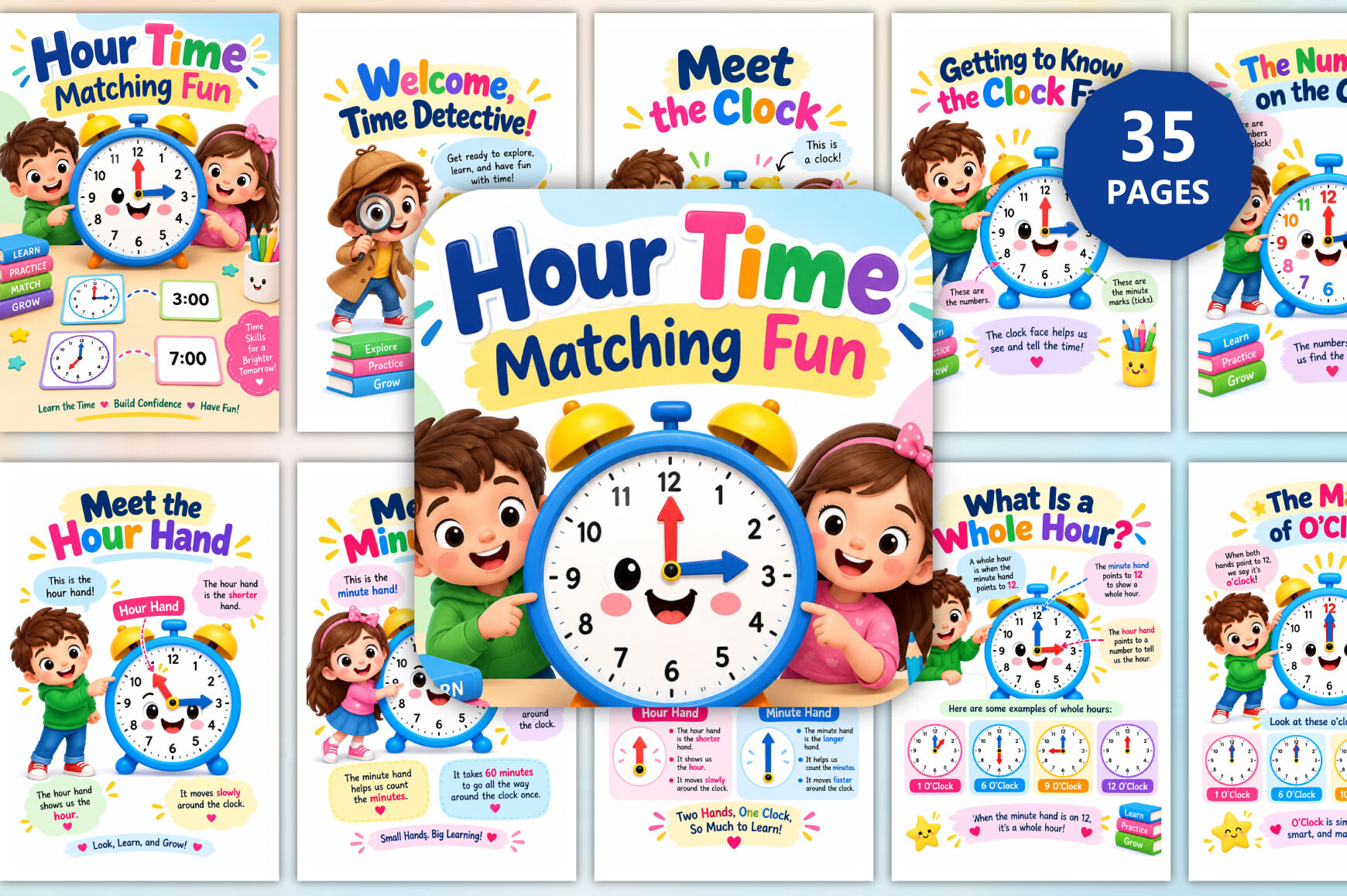 Hour Time Matching Fun