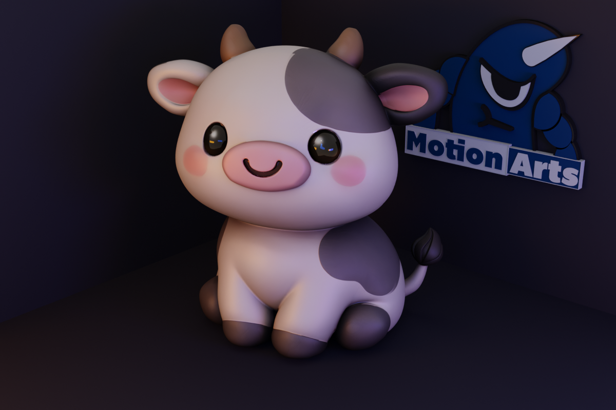 Kawaii Cow 3D Model STL – Cute Beginner-Friendly 3D Printing Figure - Image 4