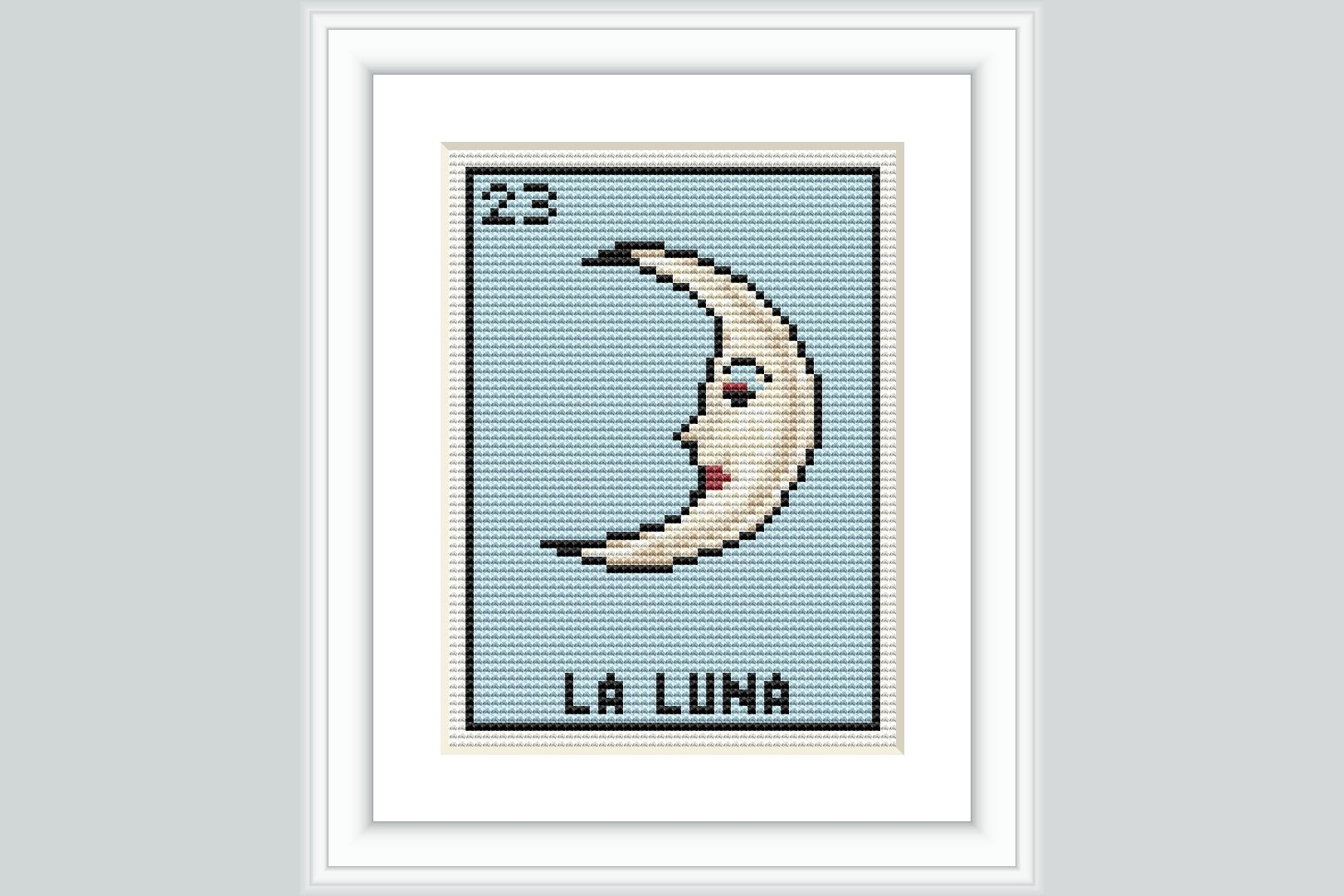 La Luna Cross Stitch Pattern