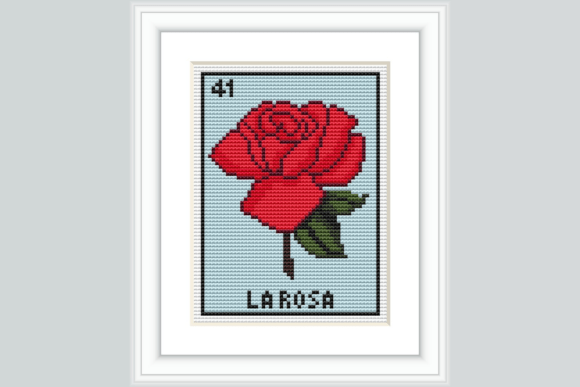 La Rosa Cross Stitch Pattern