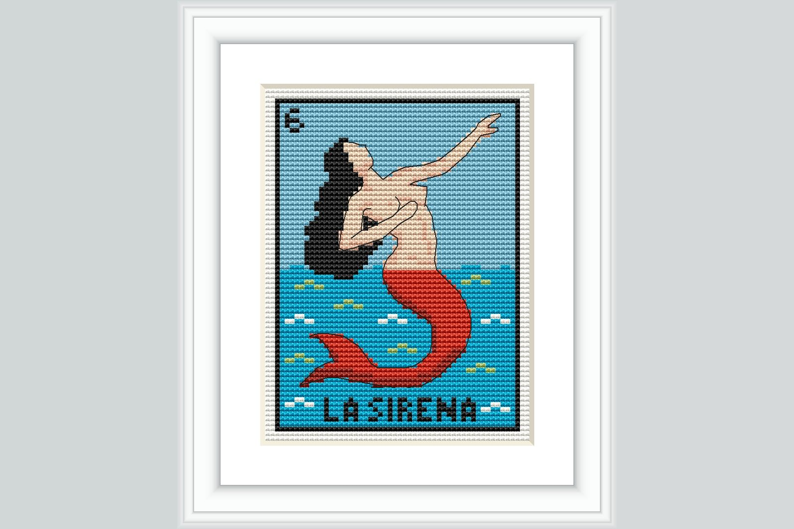 La Sirena Cross Stitch Pattern