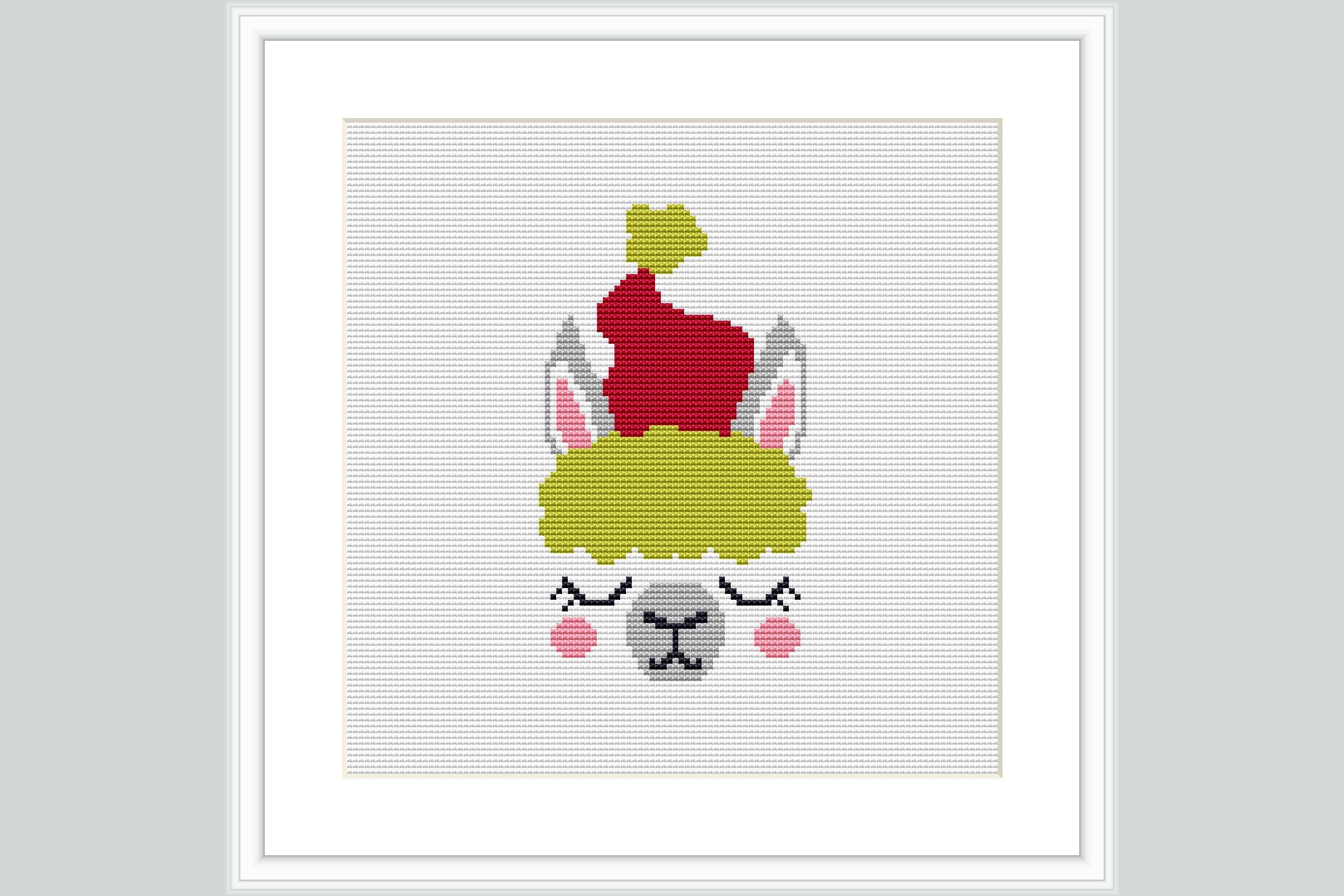 Llama Christmas Cross Stitch Pattern