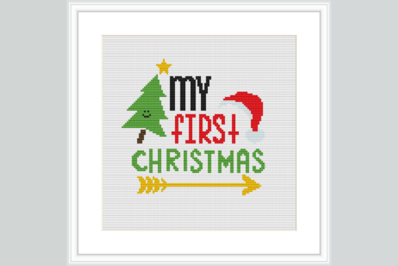 My First Christmas Cross Stitch Pattern