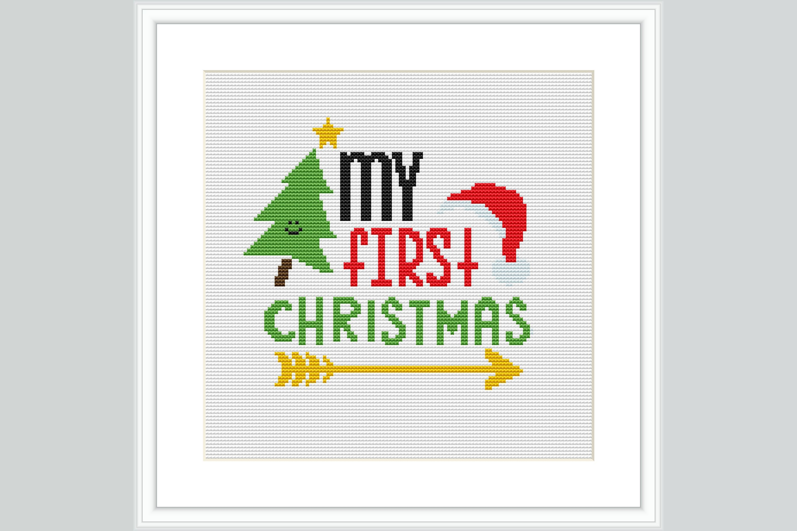 My First Christmas Cross Stitch Pattern
