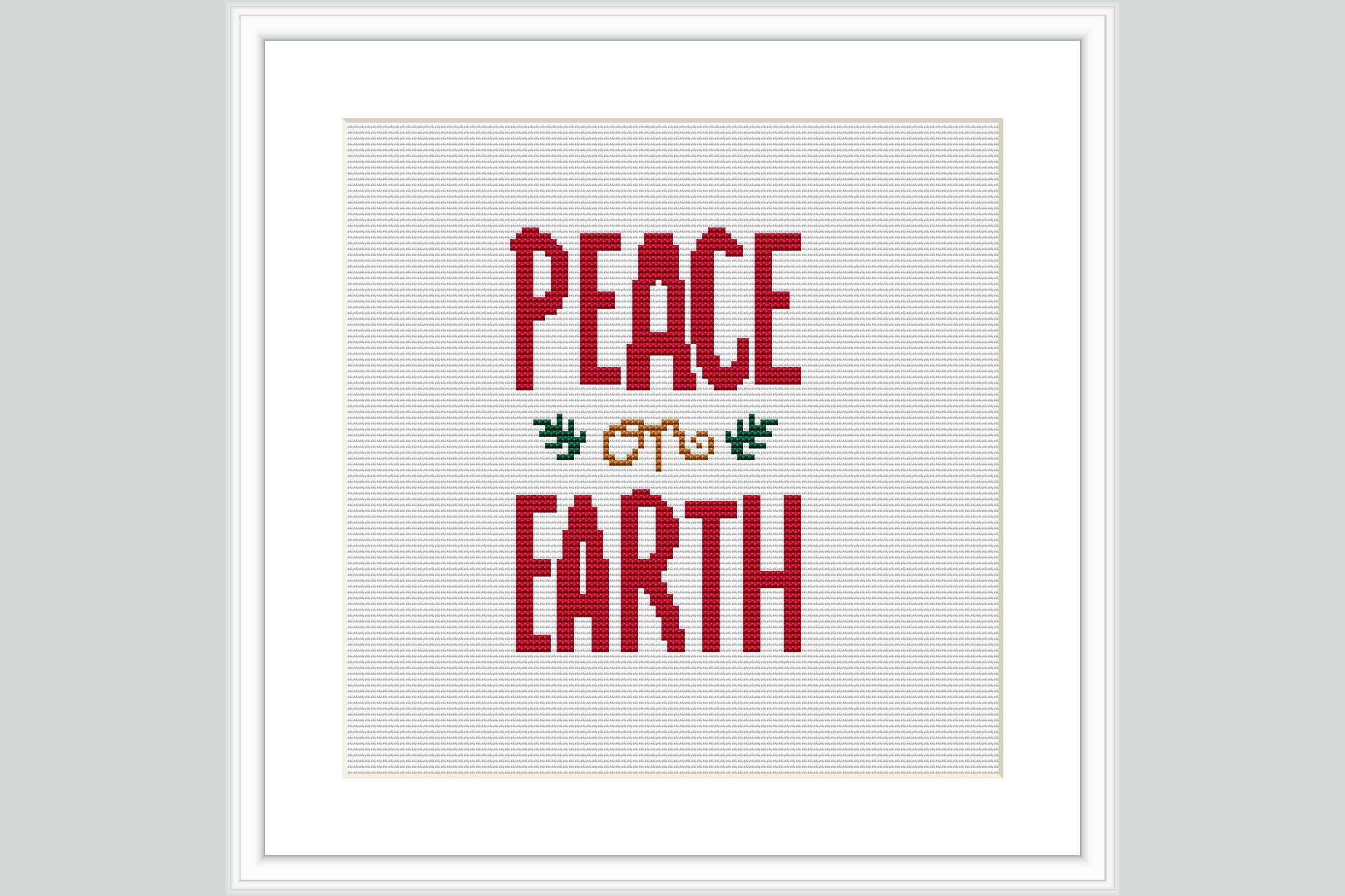 Peace on Earth Cross Stitch Pattern