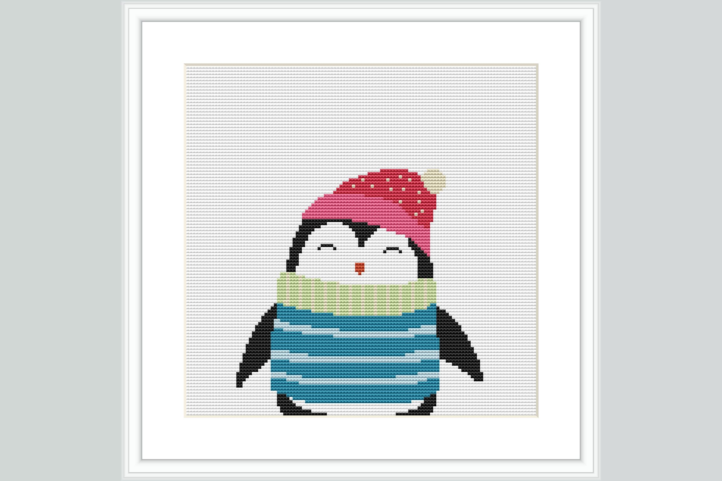 Penguin Sweater Cross Stitch Pattern