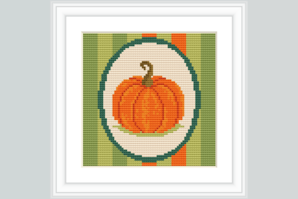 Pumpkin Cross Stitch Pattern