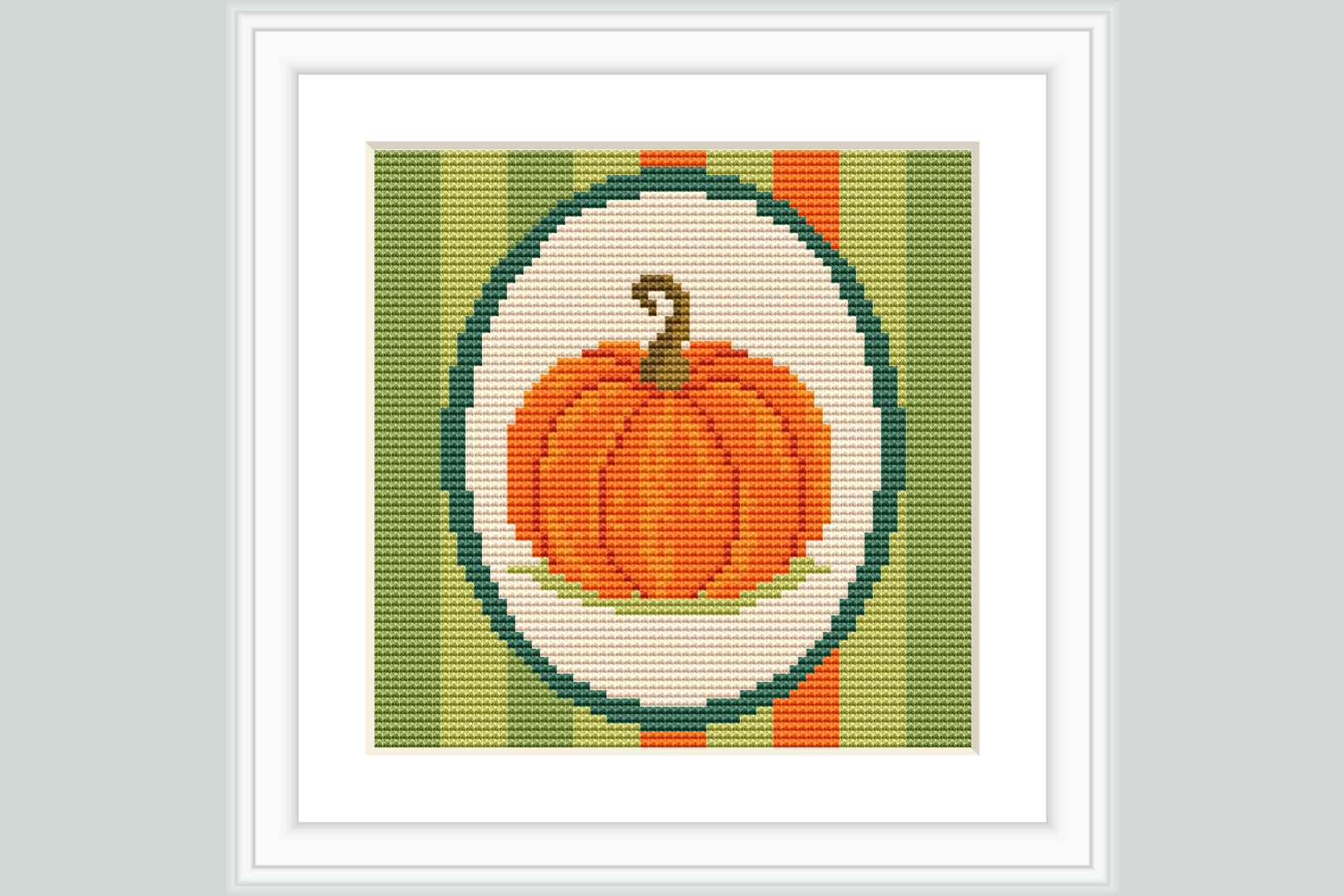 Pumpkin Cross Stitch Pattern