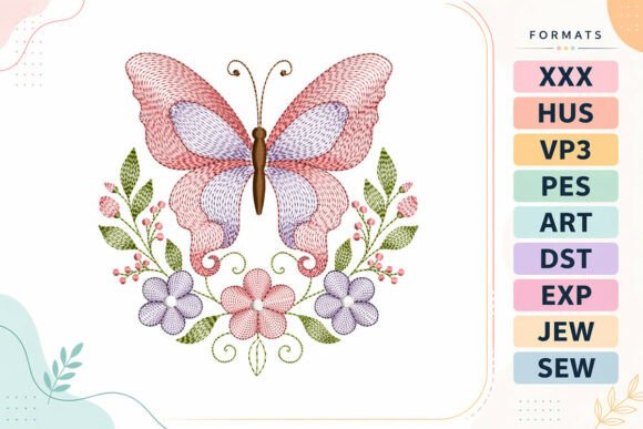 Ripple Butterfly Floral