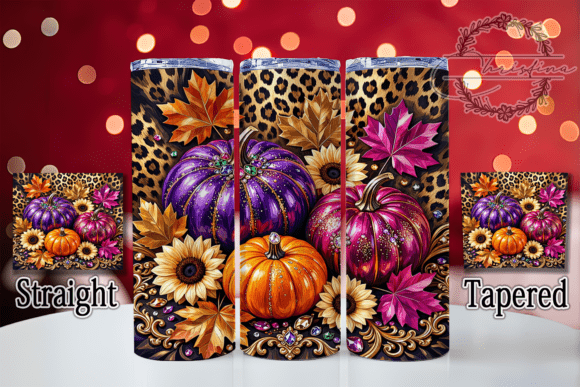 Royal Autumn Pumpkins 20oz Tumbler
