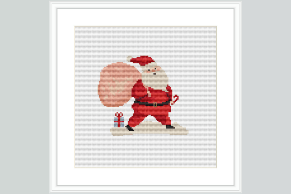 Santa Claus Cross Stitch Pattern