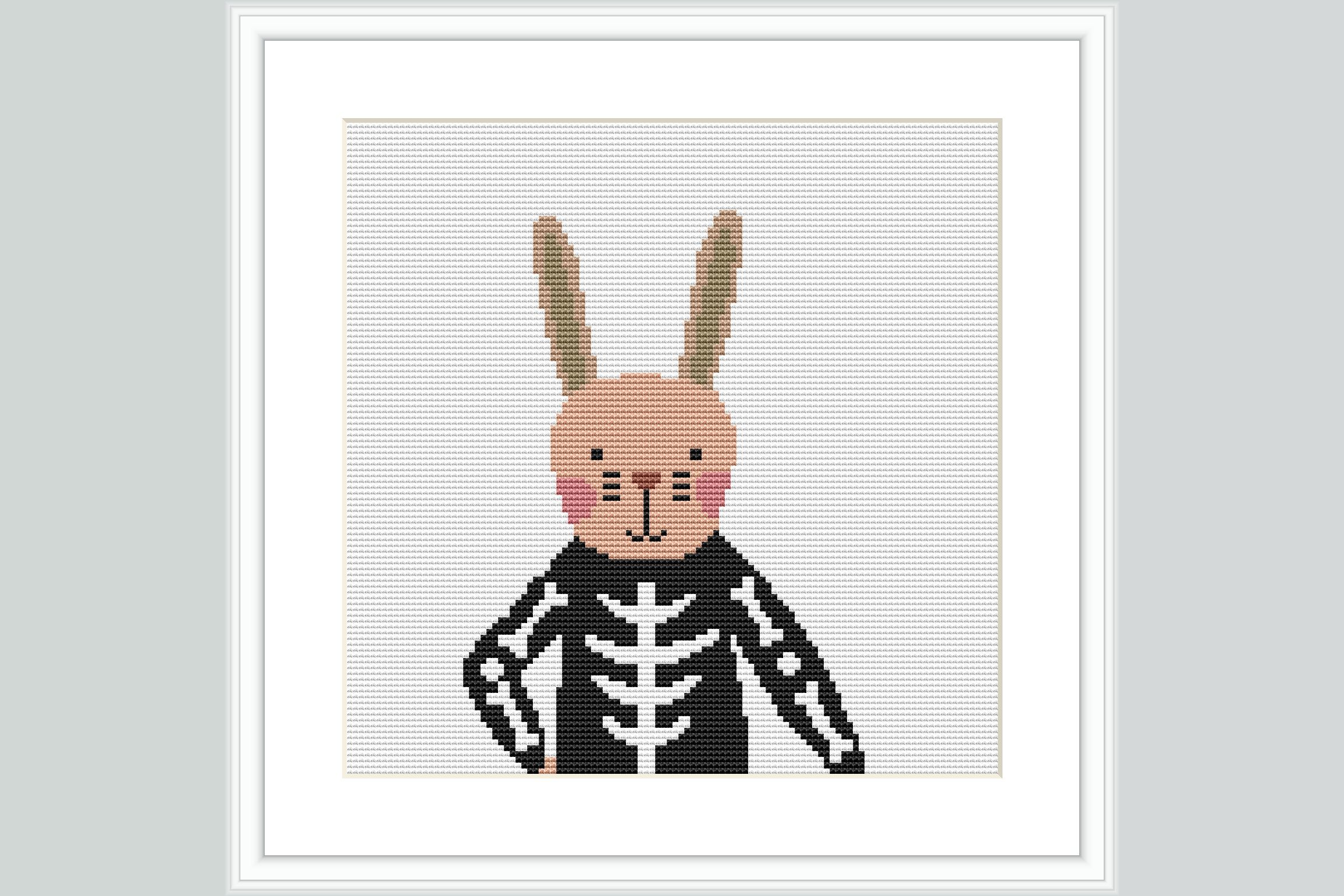 Skeleton Bunny Cross Stitch Pattern