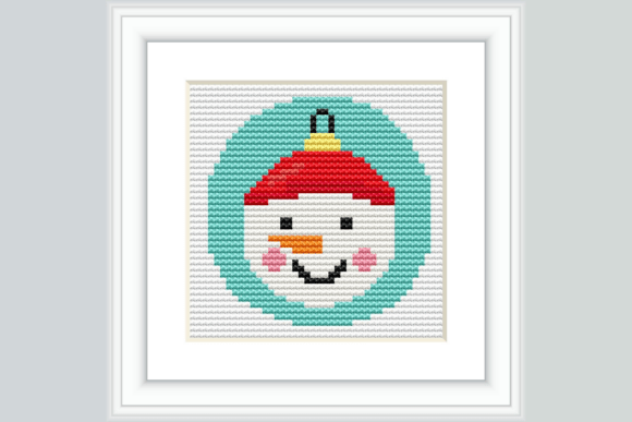 Snowman Ornament Cross Stitch Pattern