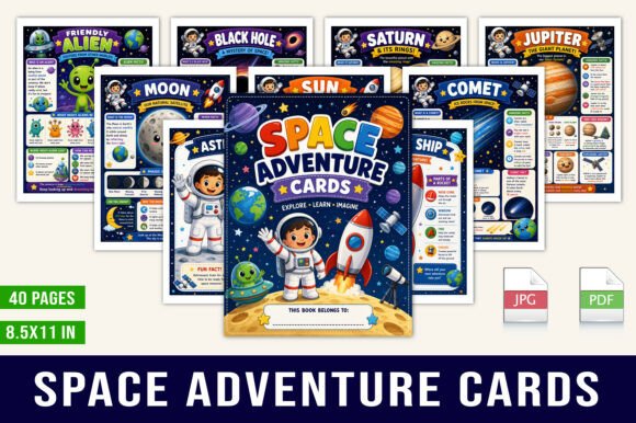 🚀 Space Adventure Cards