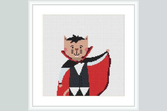 Vampire Cross Stitch Pattern