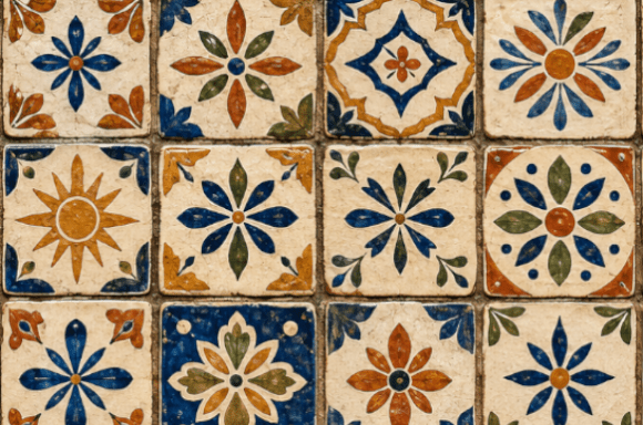 Vintage Mediterranean Tile Patterns