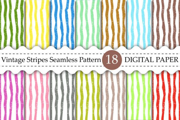 Vintage Stripes Seamless Pattern