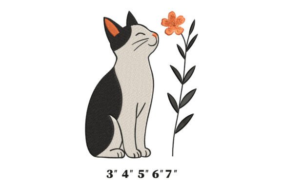 Cats with Flower