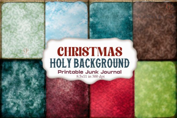 Christmas Holy Background Junk Journal