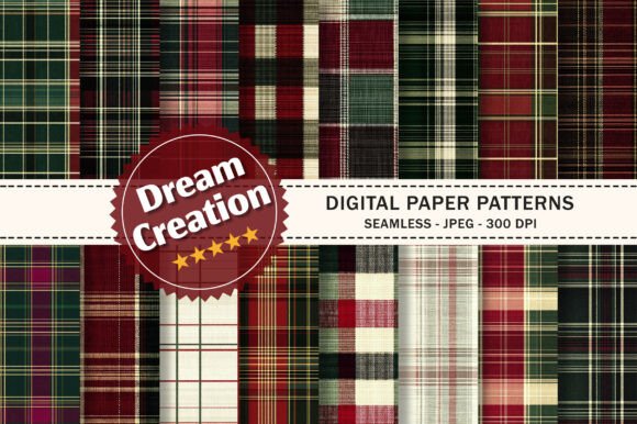 Christmas Tartan Plaid Seamless Pattern