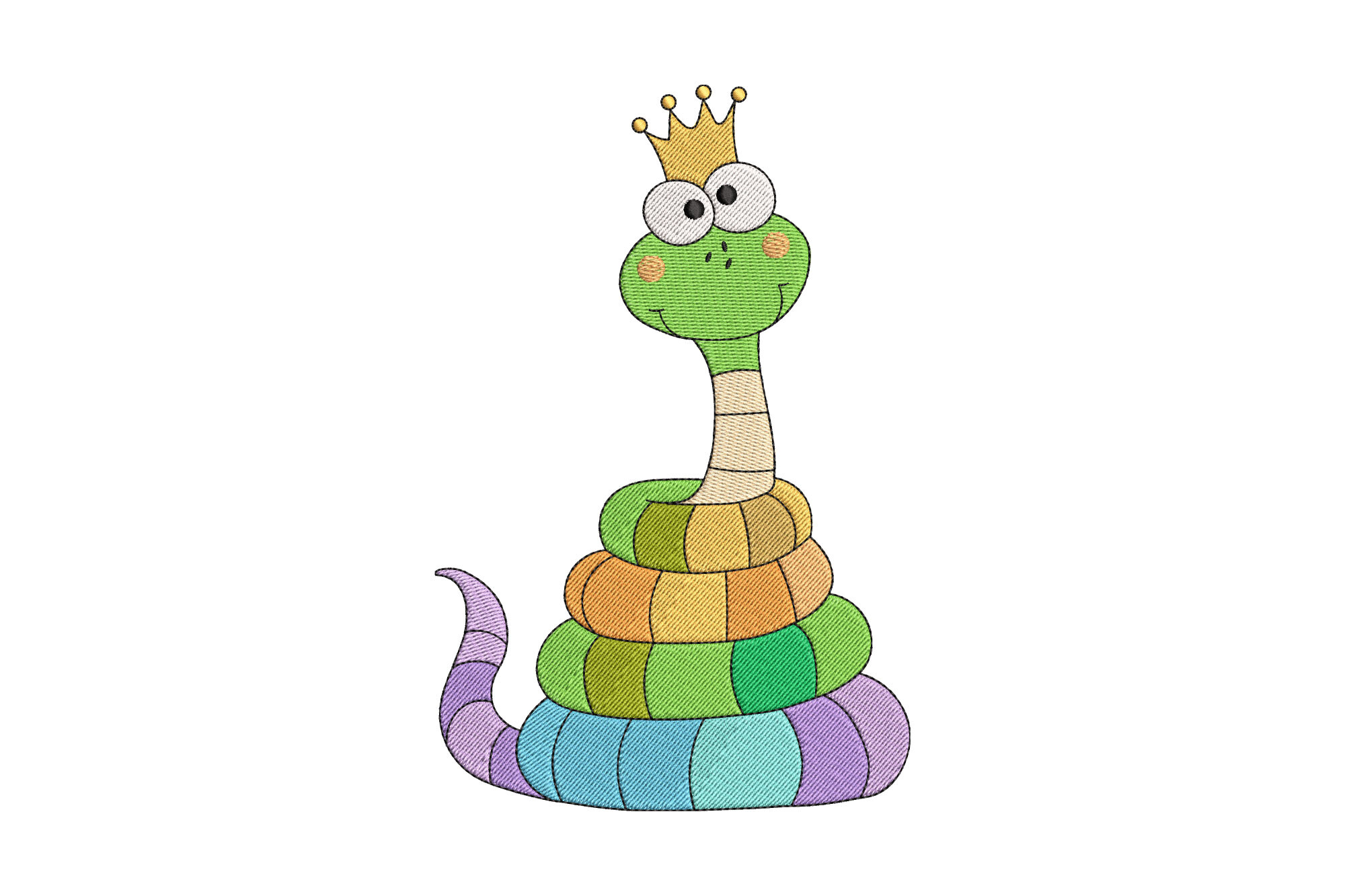 Colorful Snake · Creative Fabrica