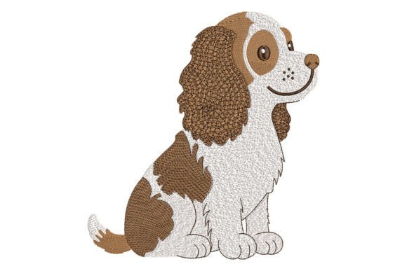 Cute Puppy Embroidery Design