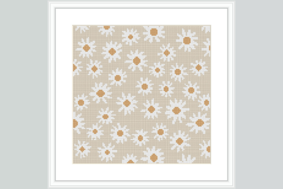 Daisy Dot Cross Stitch Pattern