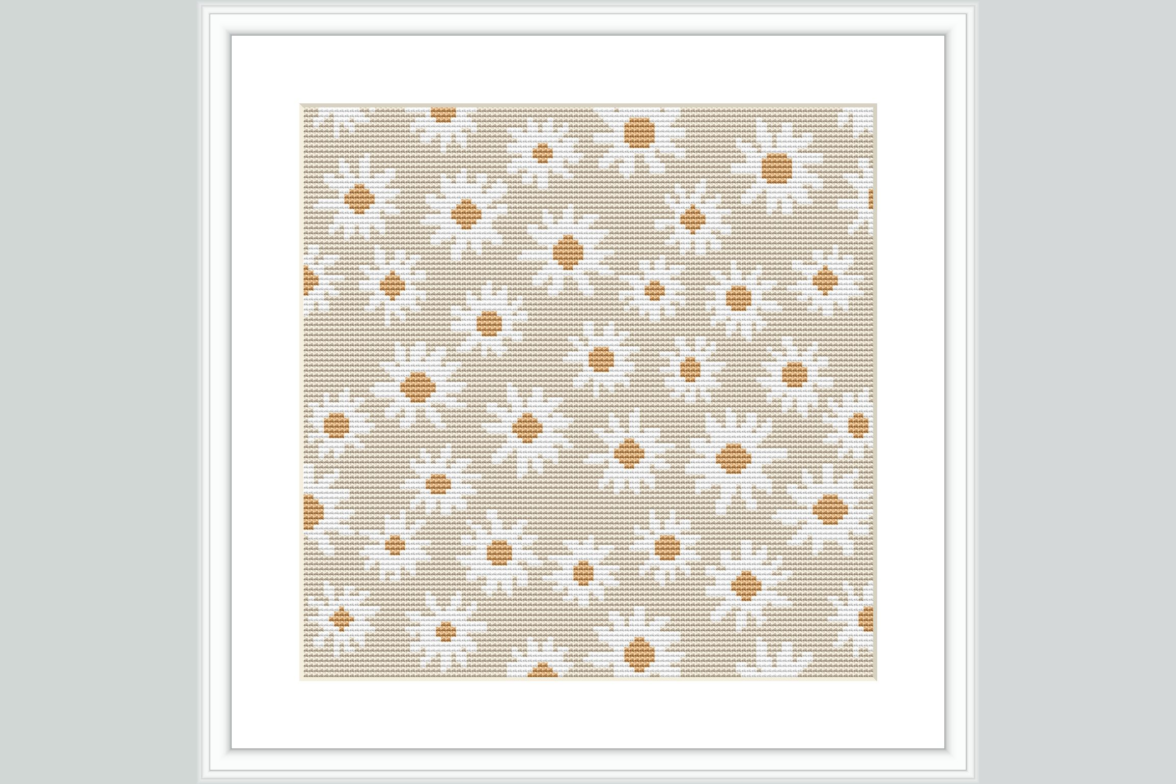 Daisy Dot Cross Stitch Pattern