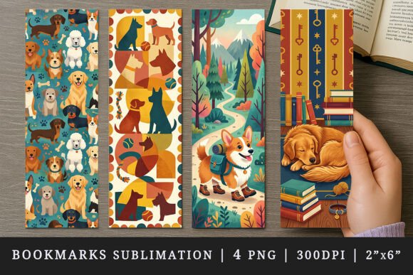 Dog Lover Bookmark Design Set