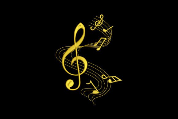 Elegant Treble Clef