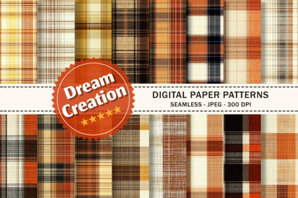 Fall Plaids Seamless Textures