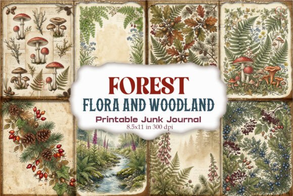 Forest Flora and Woodland Junk Journal