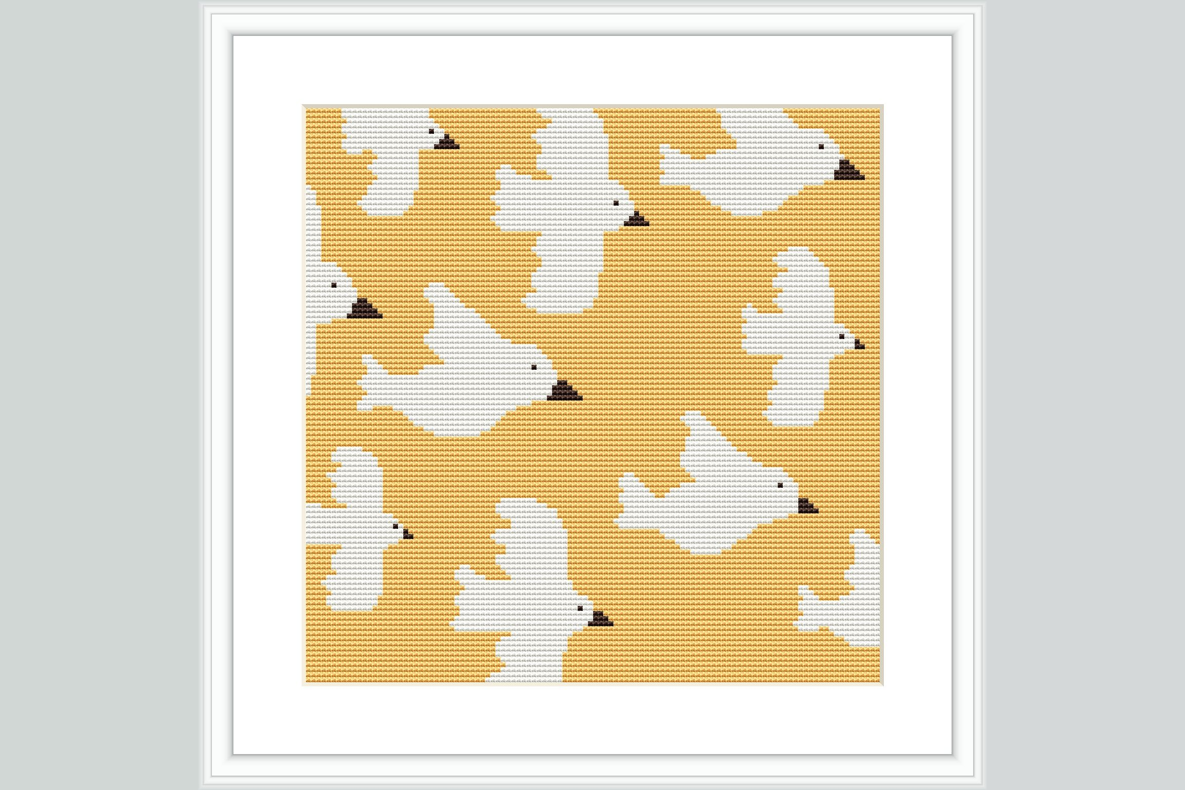 Golden Doves Cross Stitch Pattern