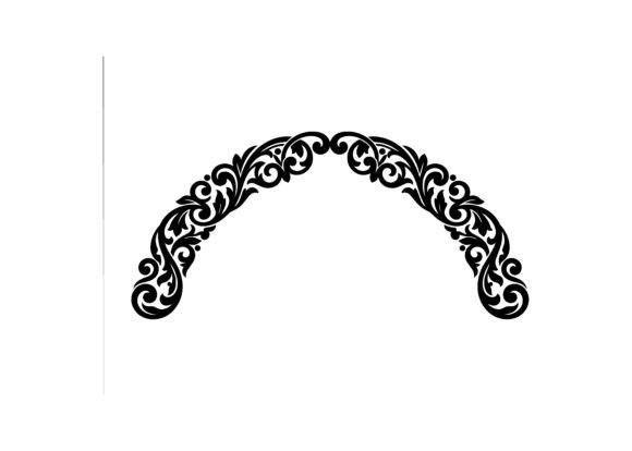Grand Ornamental Arch Scroll SVG