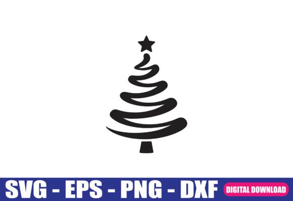 Minimalist Christmas Tree SVG
