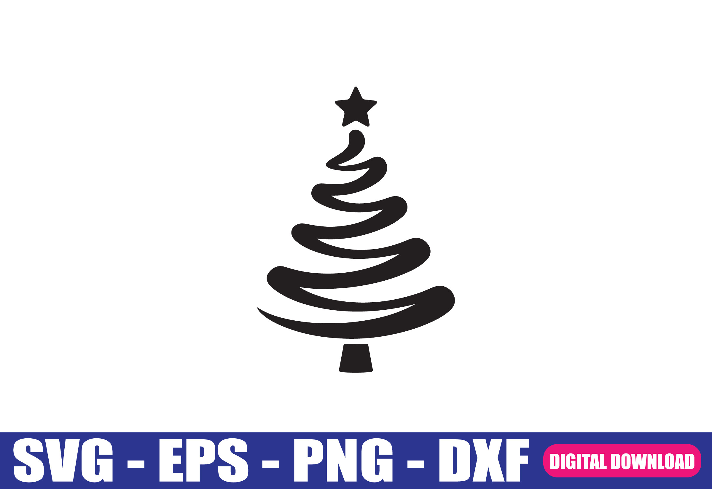 Minimalist Christmas Tree SVG