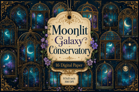 Moonlit Galaxy Conservatory