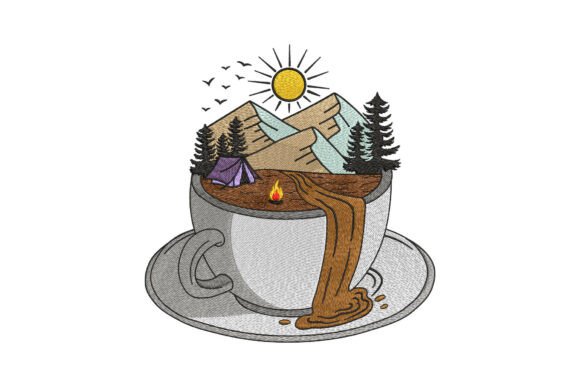 Mountain View Coffee Cup
