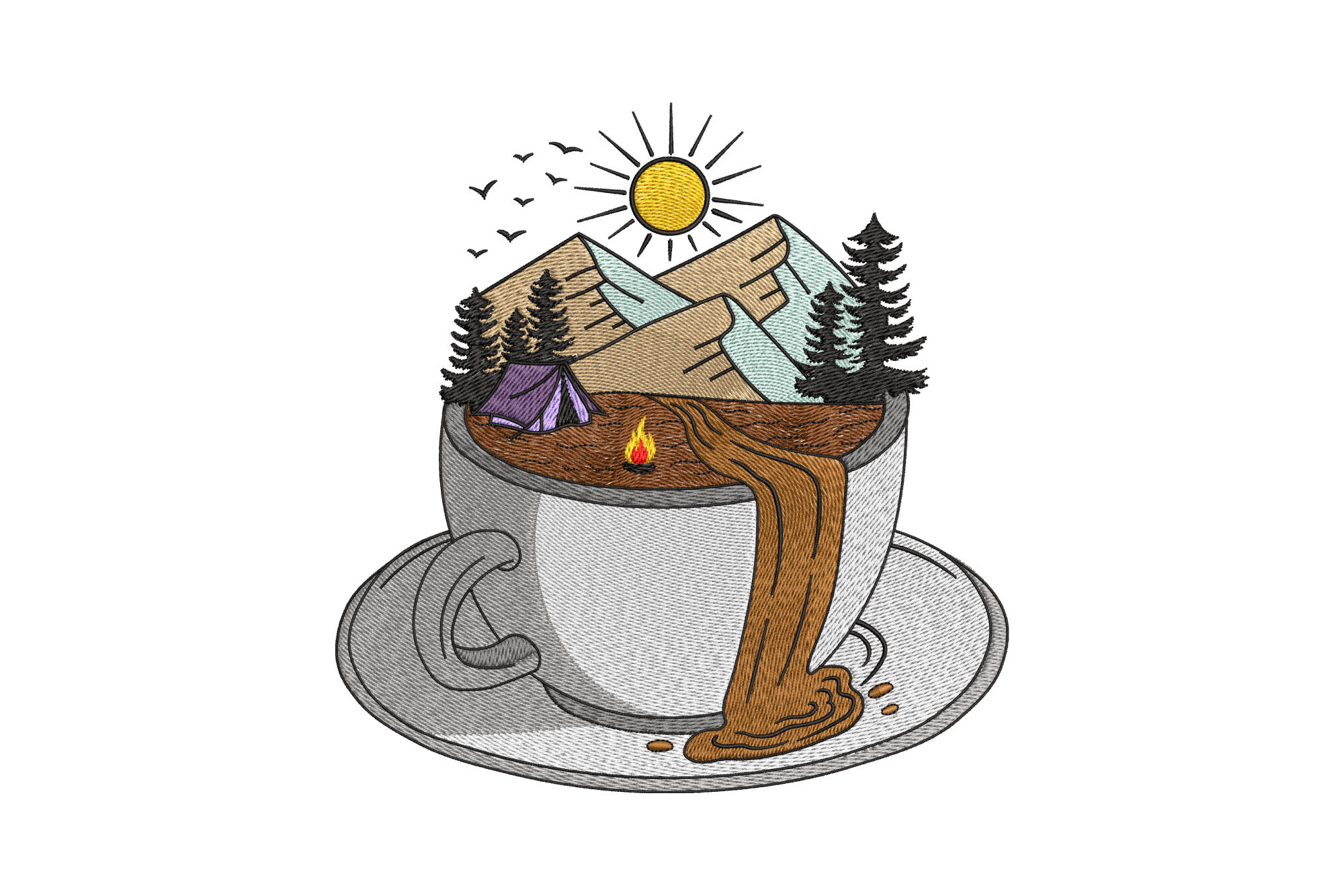 Mountain View Coffee Cup