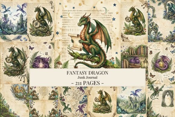 Row_170_fantasy-dragon-junk-journal-page