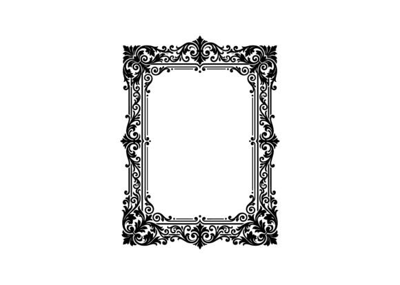Royal Ornamental Portrait Frame SVG