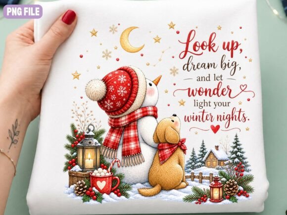 Rustic Farmhouse Christmas PNG, Winter B Graphic Illustrations By Craft Palette
