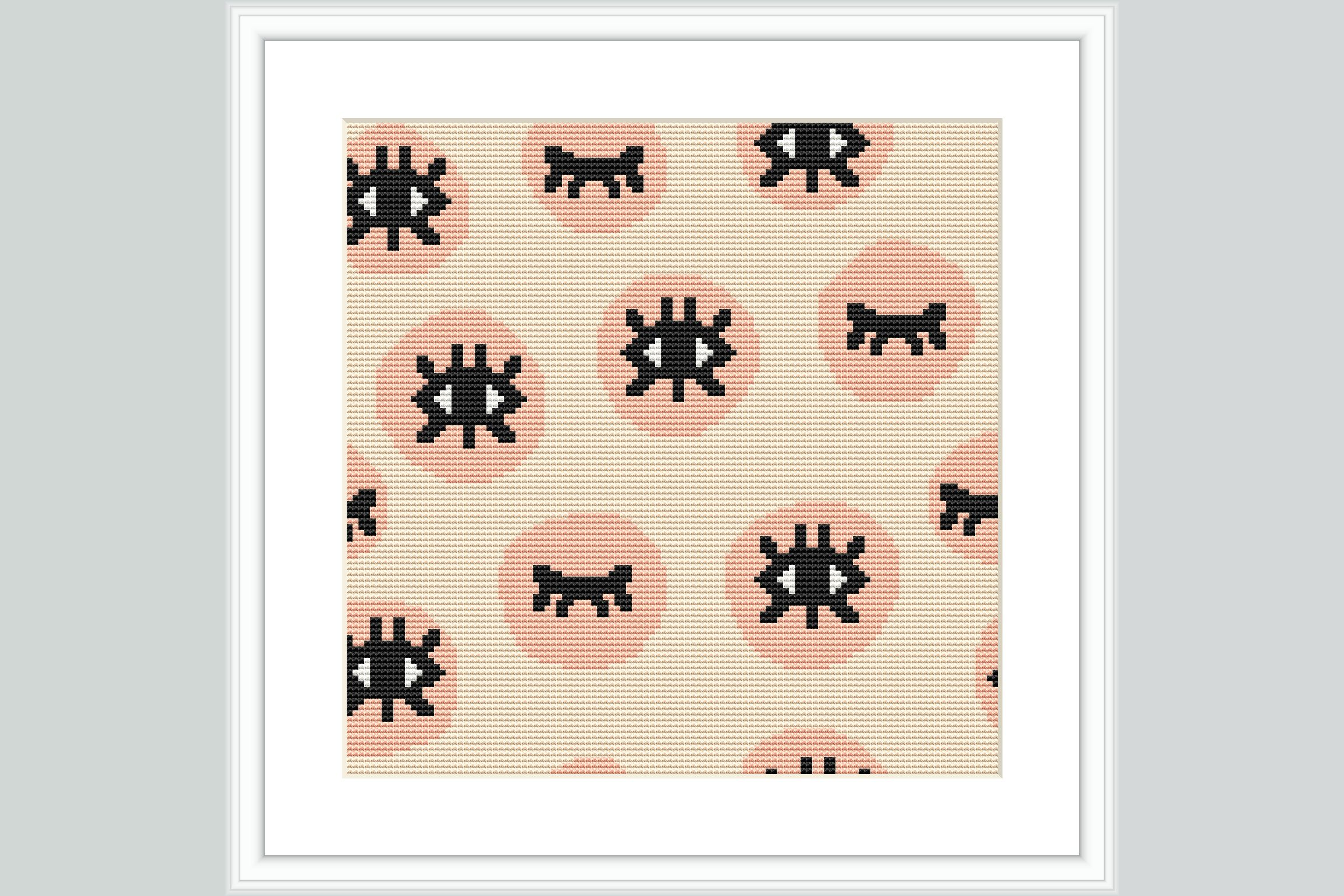 Sleepy Eyes Cross Stitch Pattern