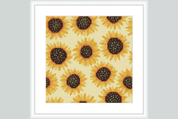 Sunflower Field Cross Stitch Pattern