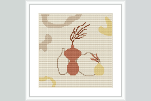 Terracotta Vase Cross Stitch Pattern