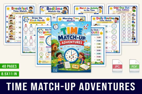 ⏰ Time Match-Up Adventures