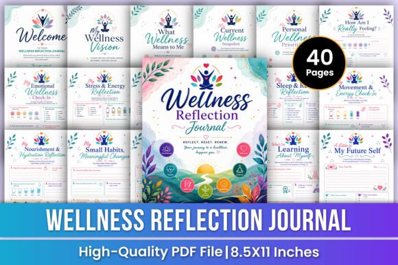 Wellness Reflection Journal | Self-Care