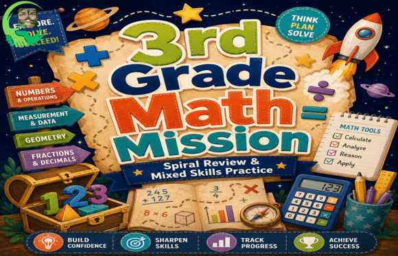 3rd Grade Math Mission Spiral Review