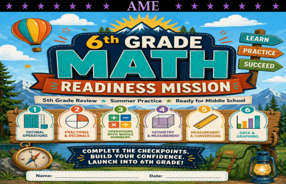 6th Grade Math Readiness Mission | 5th